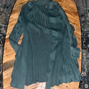 Anthropologie Green Cardigan